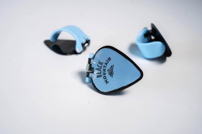 Black Mountain Light Gauge Thumb Picks for Acoustic Guitar, Electric Guitar, Ukulele, Banjo, and More - Spring Loaded Universal Fit for Medium to XL Thumbs - Premium Finger Picks - Image 2